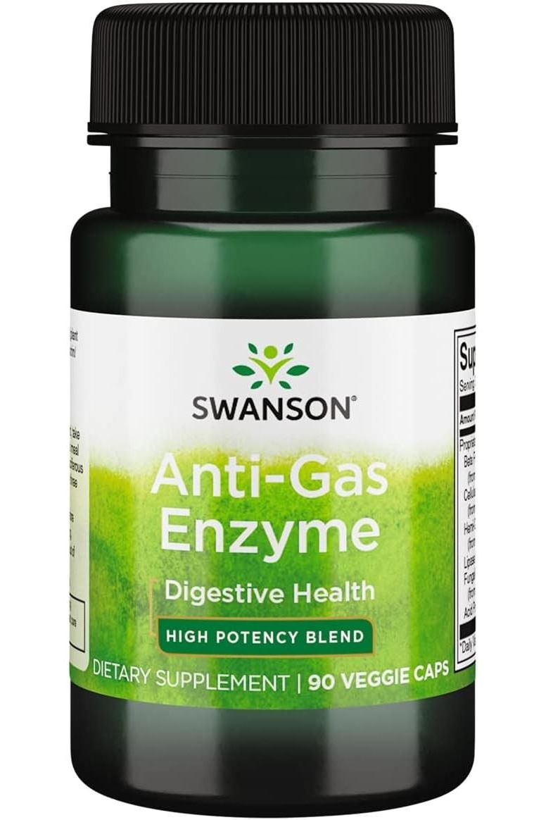 Swanson - Anti-Gas Enzyme, 123mg - 90 vcaps - Nutri.se