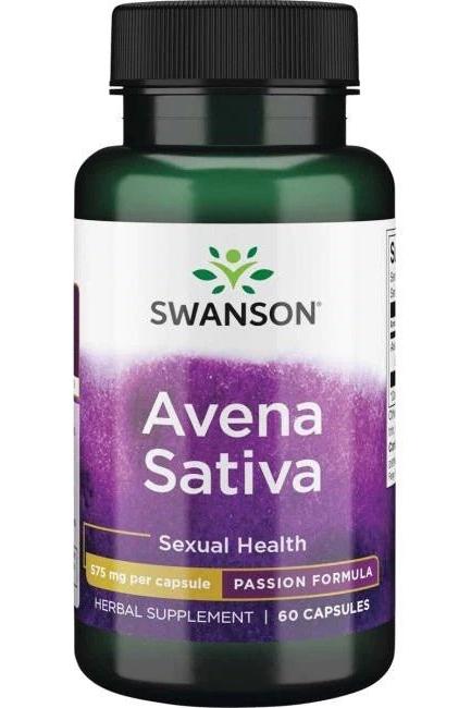 Swanson - Avena Sativa Extract, 575mg Max Strength - 60 caps - Nutri.se