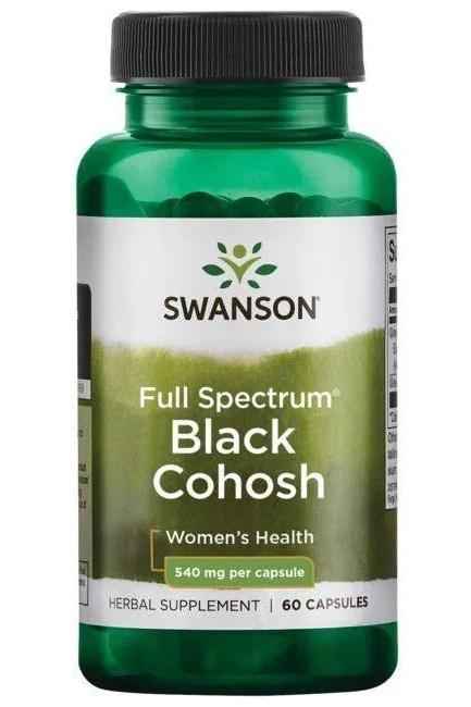 Swanson - Black Cohosh, 540mg - 60 caps