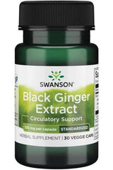 Swanson - Black Ginger Extract, 100mg - 30 vcaps - Nutri.se