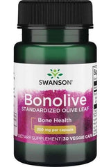 Swanson - Bonolive Standardized Olive Leaf, 250mg - 30 vcaps - Nutri.se