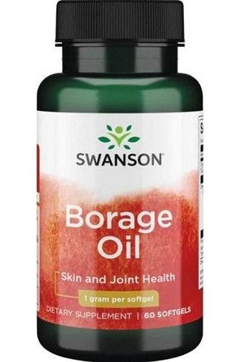 Swanson - Borage Oil, 1000mg - 60 softgels - Nutri.se