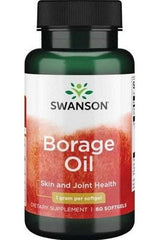 Swanson - Borage Oil, 1000mg - 60 softgels - Nutri.se