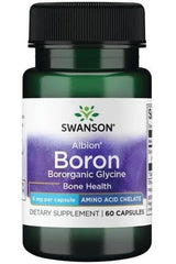 Swanson - Boron from Albion Boroganic Glycine, 6mg - 60 caps - Nutri.se