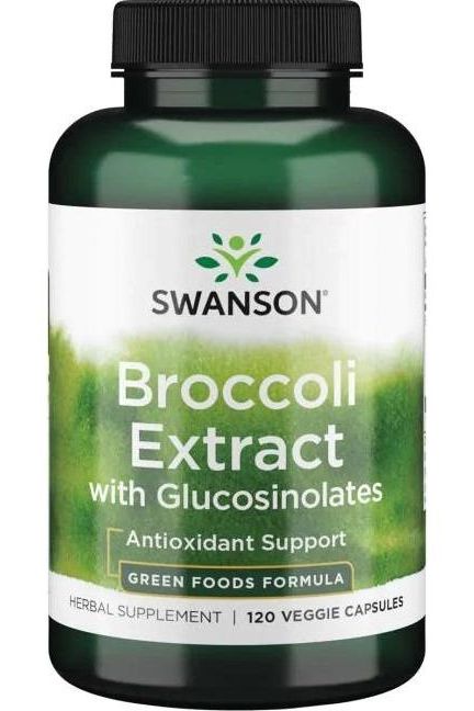 Swanson - Broccoli Extract with Glucosinolates - 120 vcaps - Nutri.se