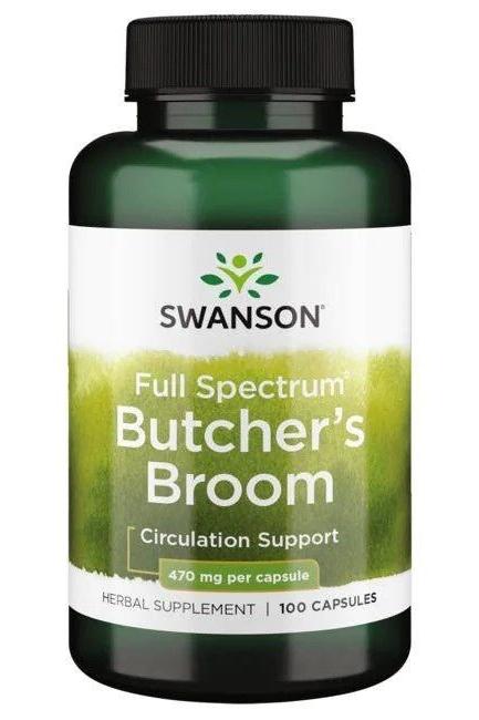 Swanson - Butcher's Broom, 470mg - 100 caps - Nutri.se