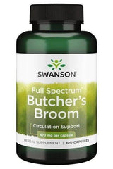 Swanson - Butcher's Broom, 470mg - 100 caps - Nutri.se