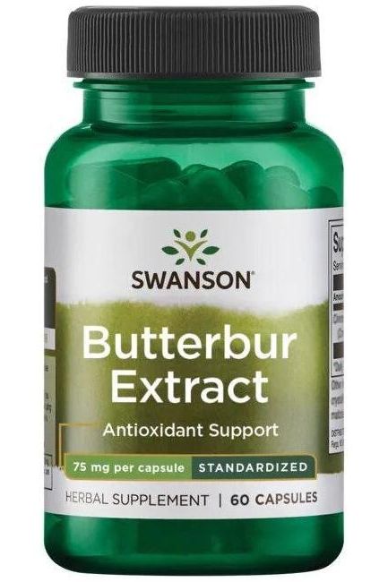 Swanson - Butterbur Extract, 75mg - 60 caps - Nutri.se