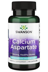 Swanson - Calcium Aspartate, 200mg Elemental Calcium - 60 caps - Nutri.se