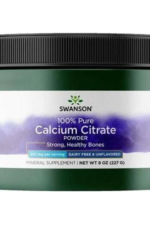 Swanson - Calcium Citrate Powder, 100% Pure and Dairy-Free - 227 grams - Nutri.se