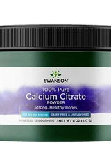 Swanson - Calcium Citrate Powder, 100% Pure and Dairy-Free - 227 grams - Nutri.se