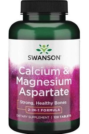 Swanson - Calcium & Magnesium Aspartate - 120 tablets - Nutri.se