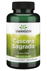 Swanson - Cascara Sagrada, 450mg - 100 caps - Nutri.se