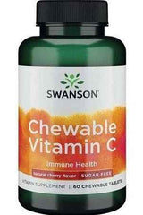 Swanson - Chewable Vitamin C, Natural Cherry Flavour - 60 tabs