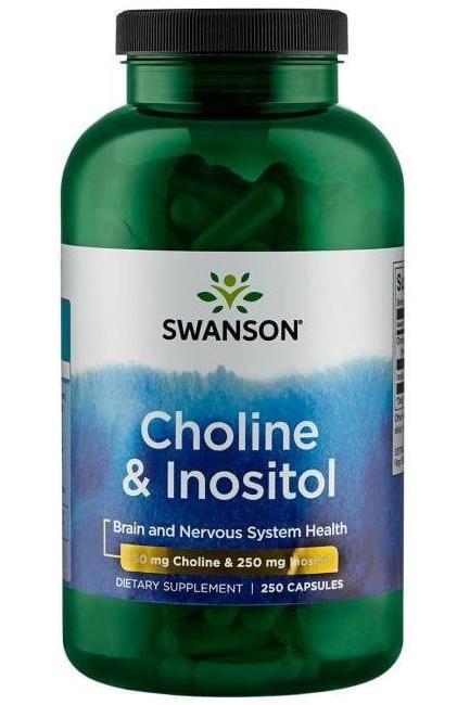 Swanson - Choline & Inositol - 250 caps - Nutri.se