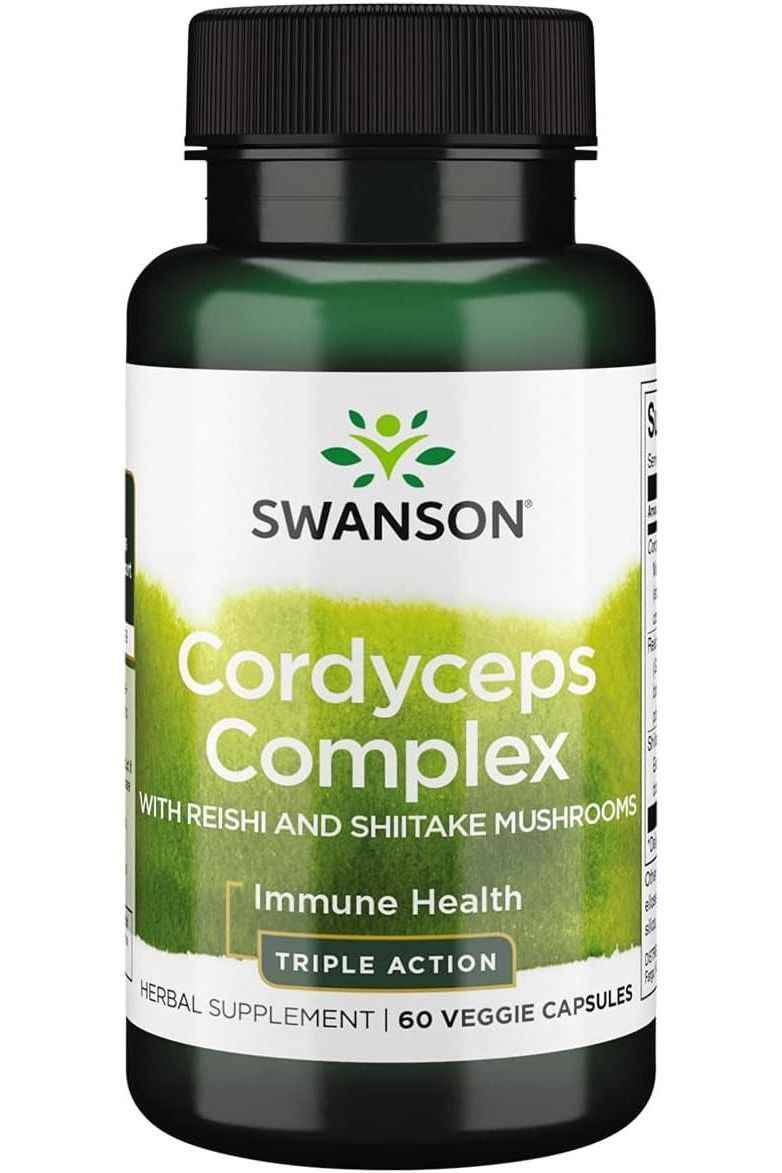 Swanson - Cordyceps Complex with Reishi and Shiitake - 60 vcaps