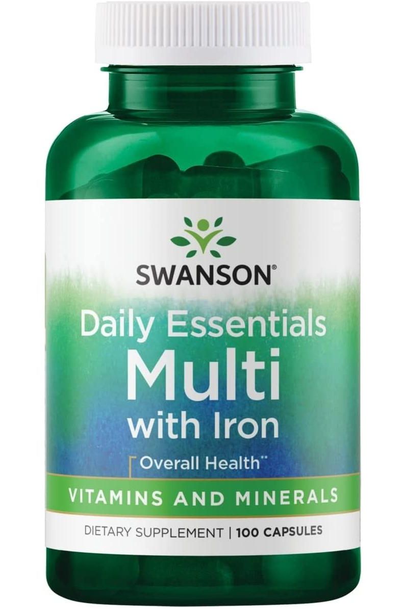 Swanson - Daily Essentials Multi with Iron - 100 caps - Nutri.se
