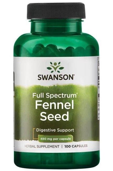 Swanson - Fennel, 480mg - 100 caps - Nutri.se