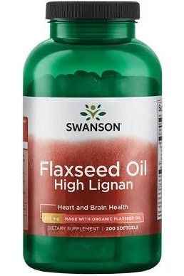 Swanson - Flaxseed Oil High Lignan - 200 softgels