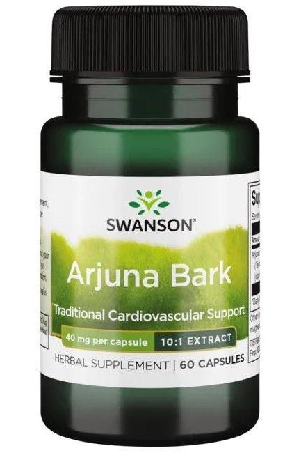 Swanson - Full Spectrum Arjuna Bark (10:1) Extract, 40mg - 60 caps - Nutri.se