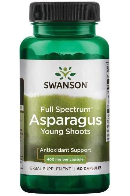 Swanson - Full Spectrum Asparagus Young Shoots, 400mg - 60 caps - Nutri.se