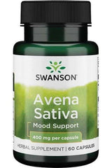 Swanson - Full Spectrum Avena Sativa (Green Oat Grass), 400mg - 60 caps - Nutri.se