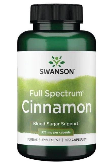 Swanson - Full Spectrum Cinnamon, 375mg - 180 caps - Nutri.se