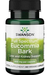 Swanson - Full Spectrum Eucommia Bark, 400mg - 60 vcaps - Nutri.se