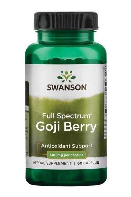 Swanson - Full Spectrum Goji Berry (Wolfberry), 500mg - 60 caps - Nutri.se