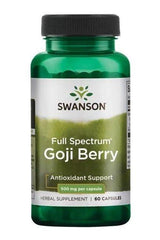 Swanson - Full Spectrum Goji Berry (Wolfberry), 500mg - 60 caps - Nutri.se