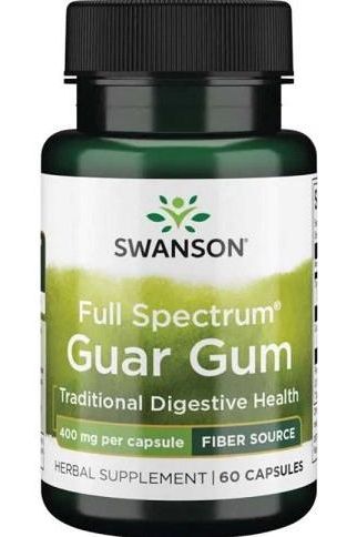 Swanson - Full Spectrum Guar Gum, 400mg - 60 caps - Nutri.se