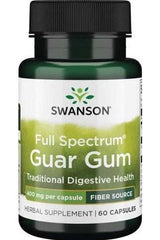 Swanson - Full Spectrum Guar Gum, 400mg - 60 caps - Nutri.se