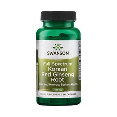 Swanson - Full Spectrum Korean Red Ginseng Root, 400mg - 90 caps - Nutri.se