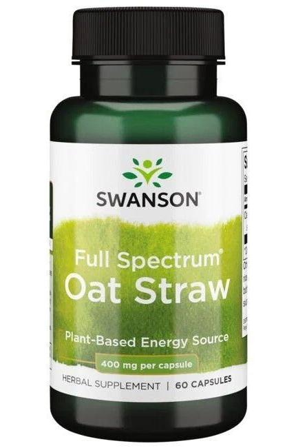 Swanson - Full Spectrum Oat Straw, 400mg - 60 caps - Nutri.se