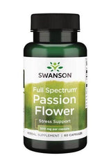 Swanson - Full-Spectrum Passion Flower, 500mg - 60 caps - Nutri.se