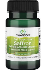 Swanson - Full Spectrum Saffron, 15mg - 60 caps - Nutri.se