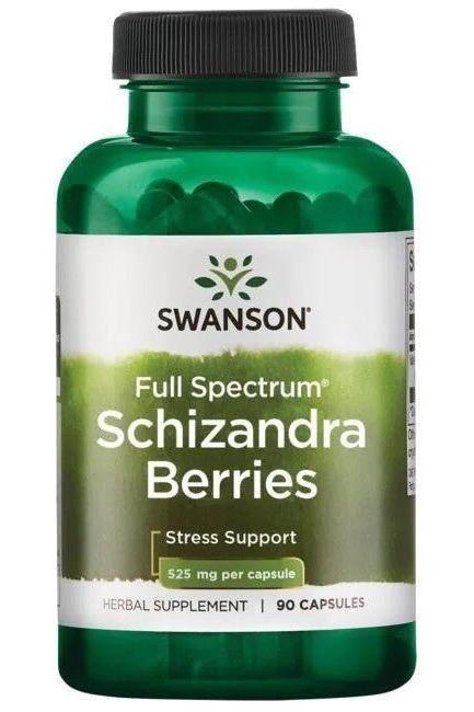 Swanson - Full Spectrum Schizandra Berries, 525mg - 90 caps - Nutri.se