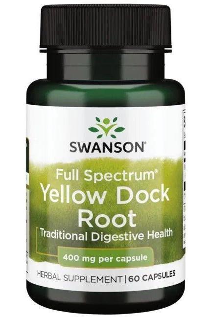 Swanson - Full Spectrum Yellow Dock Root, 400mg - 60 caps - Nutri.se
