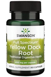 Swanson - Full Spectrum Yellow Dock Root, 400mg - 60 caps - Nutri.se