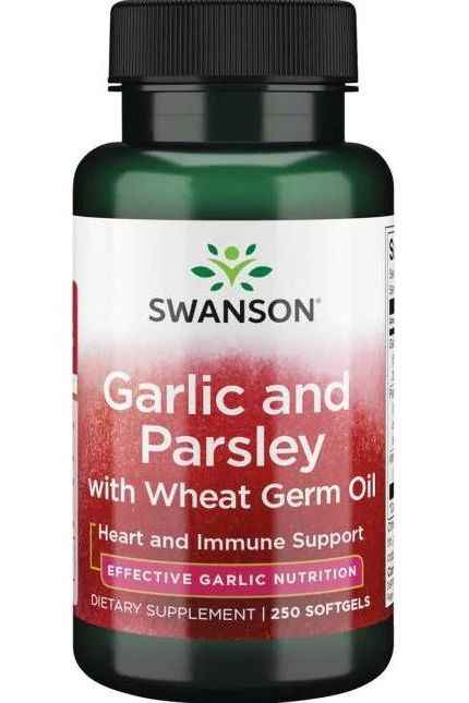 Swanson - Garlic and Parsley with Wheat Germ Oil - 250 softgels