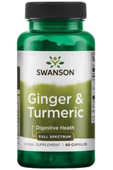 Swanson - Ginger & Turmeric - 60 caps - Nutri.se