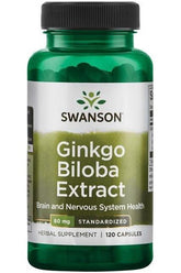Swanson - Ginkgo Biloba Extract 24% - Nutri.se