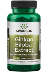 Swanson - Ginkgo Biloba Extract 24% - Nutri.se