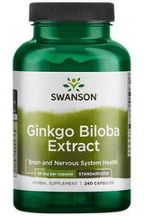 Swanson - Ginkgo Biloba Extract 24% - Nutri.se