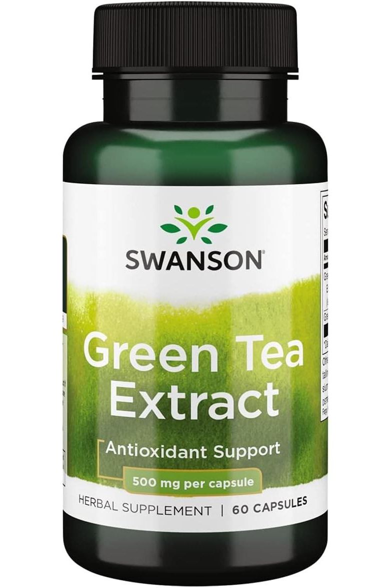 Swanson - Green Tea Extract, 500mg - 60 caps - Nutri.se