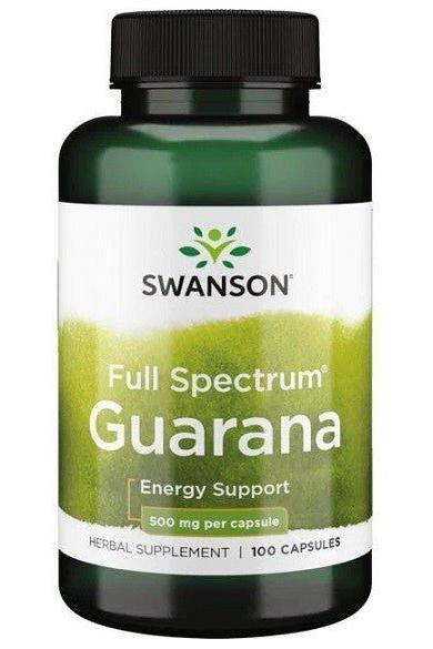 Swanson - Guarana, 500mg - 100 caps - Nutri.se