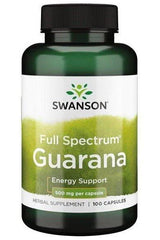 Swanson - Guarana, 500mg - 100 caps - Nutri.se