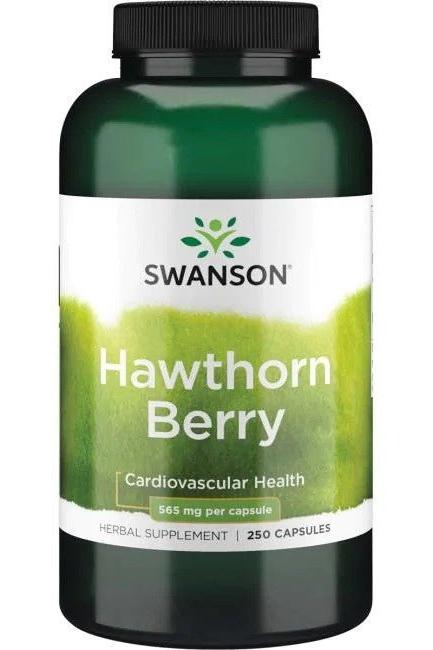 Swanson - Hawthorn Berries, 565mg - 250 caps - Nutri.se