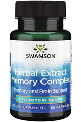 Swanson - Herbal Extract Memory Complex - 60 caps - Nutri.se