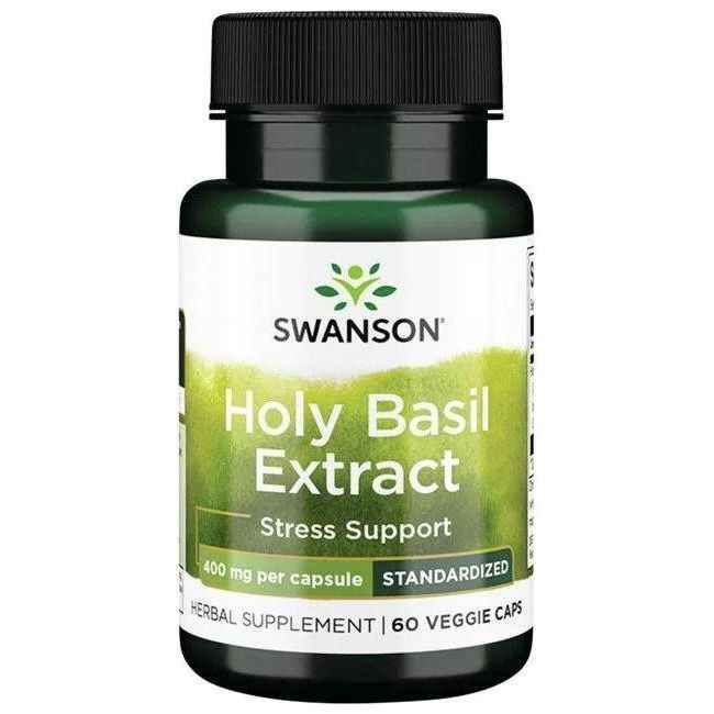 Swanson - Holy Basil Extract, 400mg - 60 vcaps